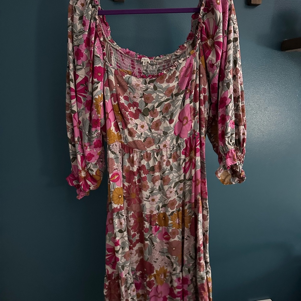 Boutique Floral Midi Dress